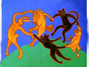 In a circle, we become Music